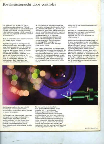 Bolex Reporter 1968/2 (Dutch/Nederlands) - Afbeelding 2