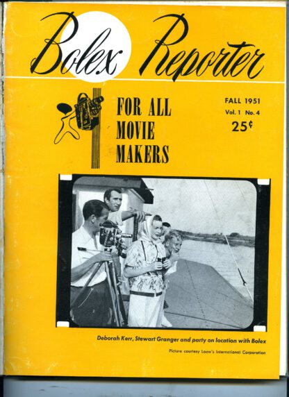 Bolex Reporter USA Fall 1951 (English/Engels)