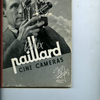 Bolex Paillard Cine Cameras Engelse uitgave